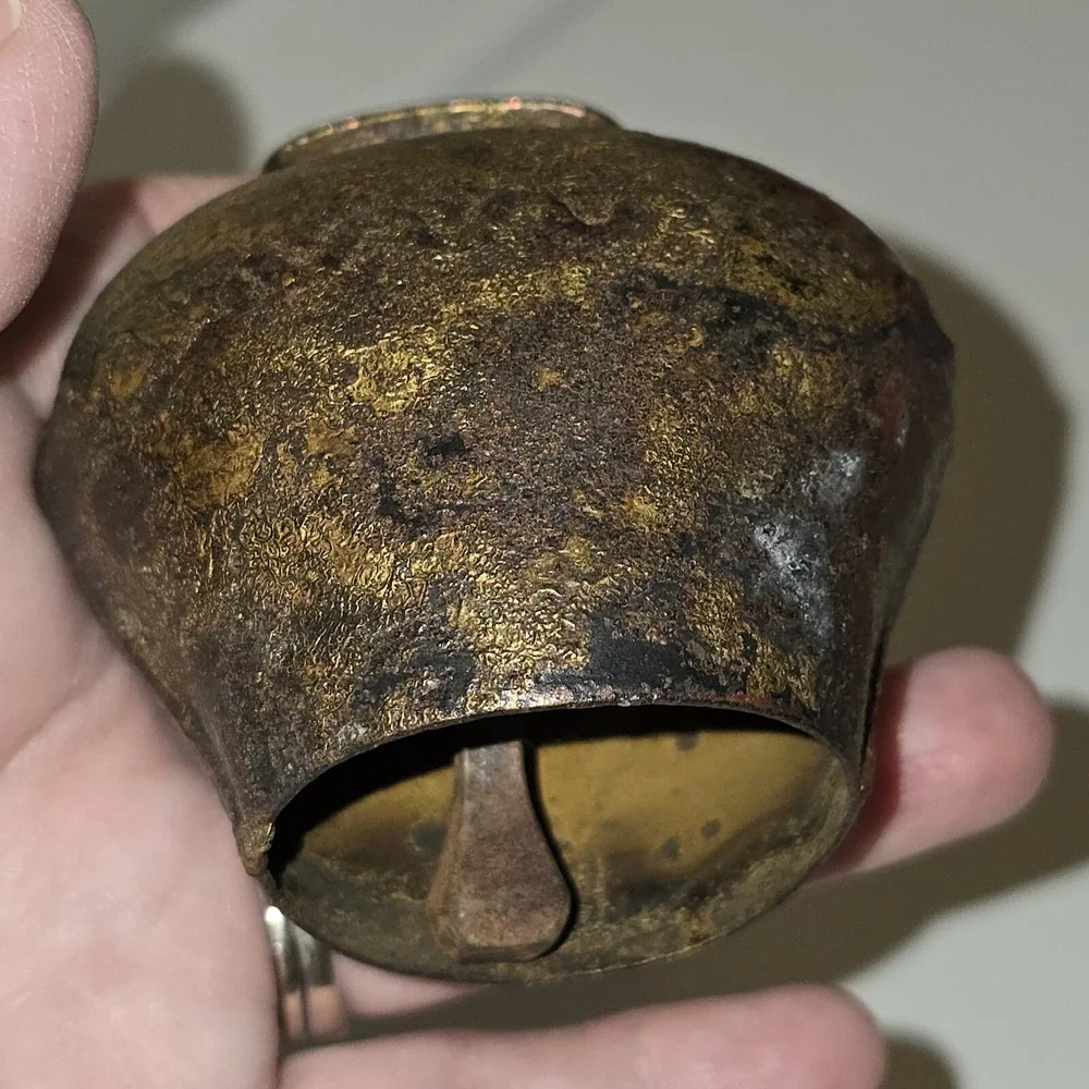 Antique Russian Bell‎ Sound Cow Animals Brass Shepherd 1900s 2.75